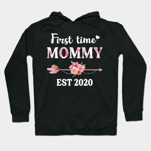 Promoted to Mommy Est 2020 Hoodie by Manonee